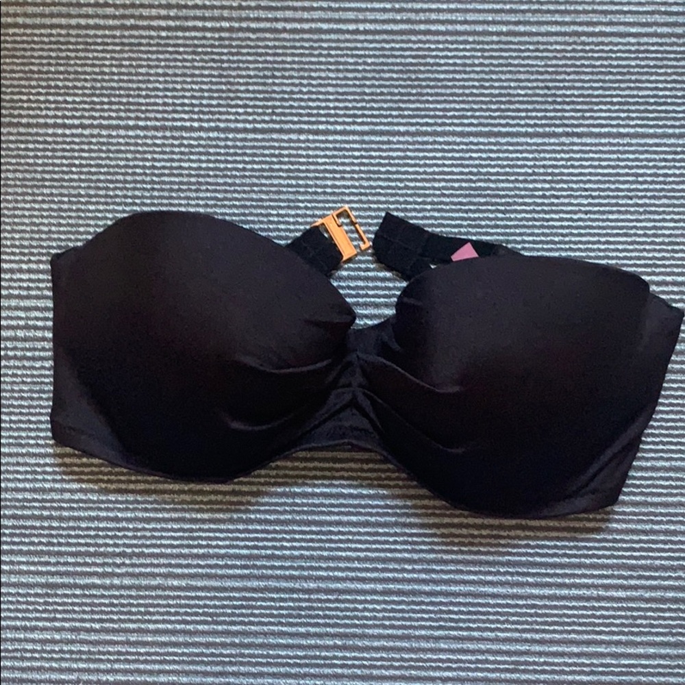 Strapless black Victoria Secret Top
